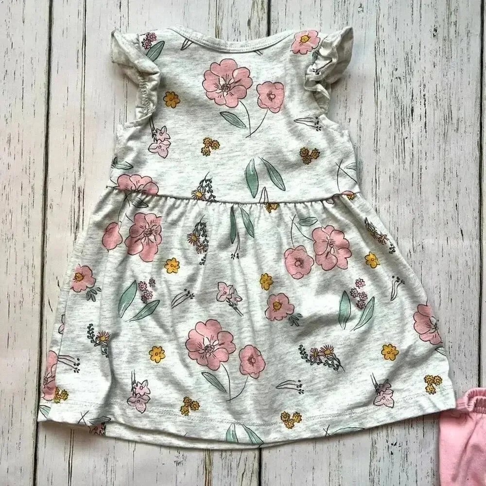 Carter’s Baby Girl Matching Outfits Bundle Floral Size 6M